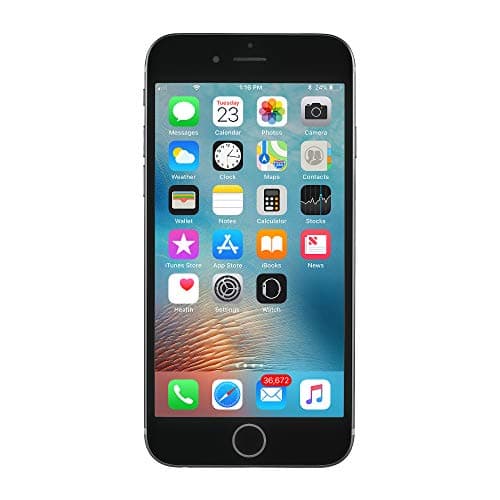 Apple iPhone 6S, 64GB, Space Gray - Fully Unlocked (Renewed)