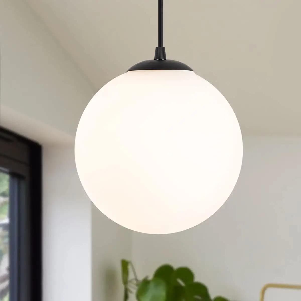 Mahganya Glass Pendant Lamp (Style1),White