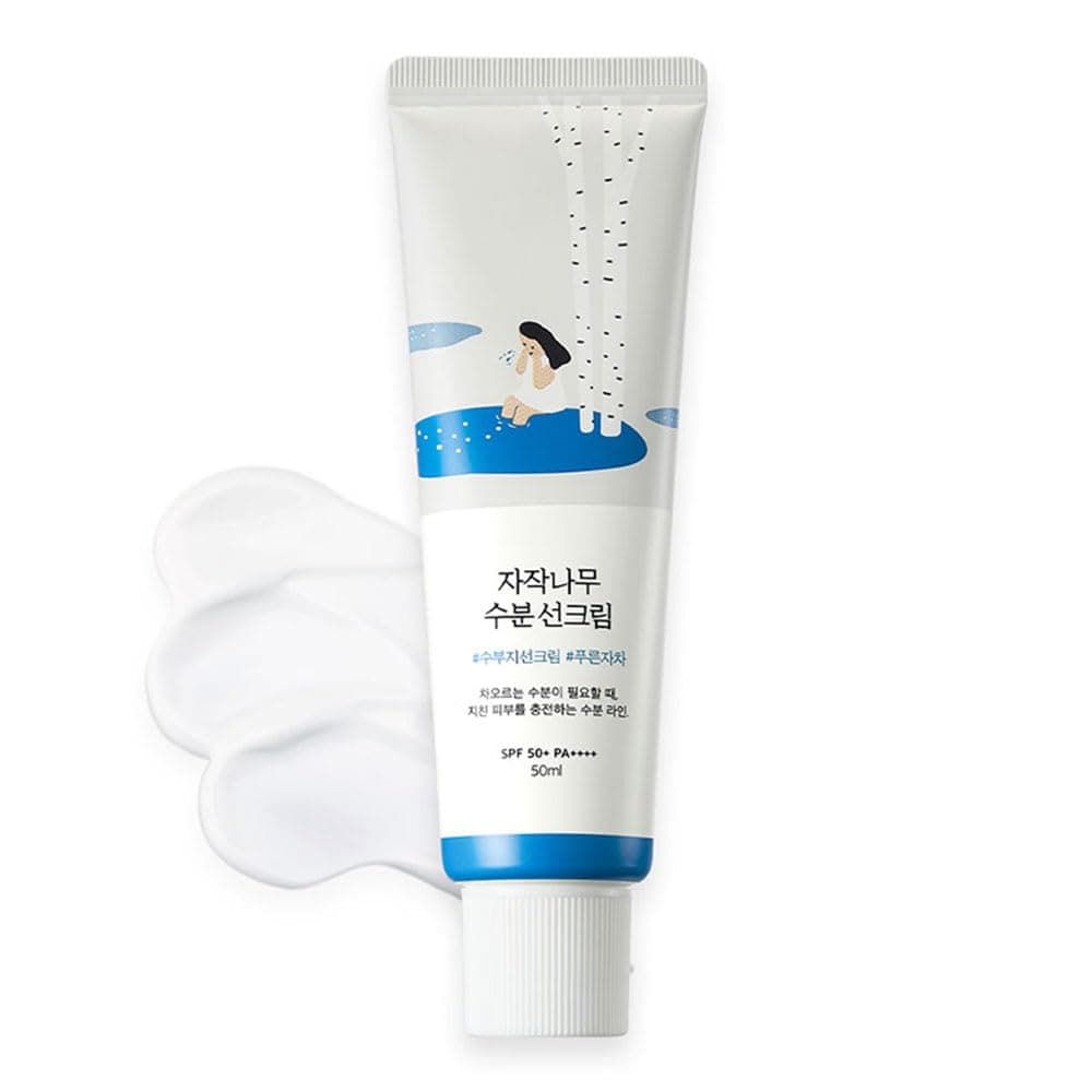 ROUND LAB (Round Lab) Birch Moisture Sunscreen SPF 50+PA++++++50ml [Moisture Sunscreen, Moisturizing, Sensitive Skin, Dry Skin, Daily Moisture UV Care, Moist Sunscreen]