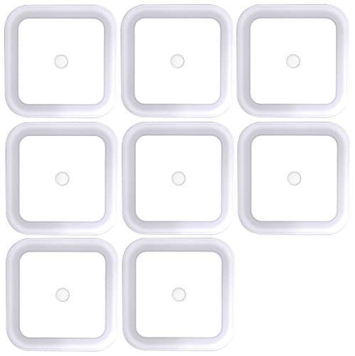 Vivii Night Light, 0.5W Plug-in LED Night Light Lamp with Dusk to Dawn Sensor