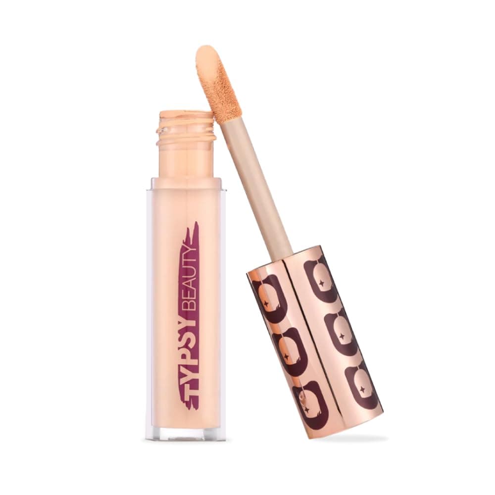 Typsy Beauty Hangover Proof Full Coverage Liquid Concealer|Full Coverage,Natural Matte Finish|Covers Acne,Scars&Blemishes For All Skin Types|Blurs Fine Lines,Pores&Wrinkles|Prosecco 02(5.8 G),1 Count