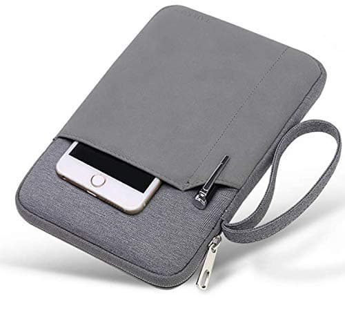 Extra Pocket Canvas Protective Tablet Sleeve Cover Case for Chuwi Hi9 Pro 8.4 / Huawei MediaPad M5 8.4 / Alldocube X1 8.4 / iPad 9.7 / Jumper EZpad Mini 4S 8.3 / Chuwi Hi9 8.4 Tablet