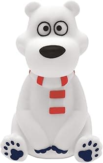 LEXIBOOK NLJ01PB Polar Bear Color Nightlight for Children's Room, Colour Change, Smooth Light, Battery Included