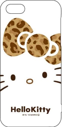 Gourmandise Sanrio Hello Kitty Hard iPhone 5 Case (Leopard Ribbon)