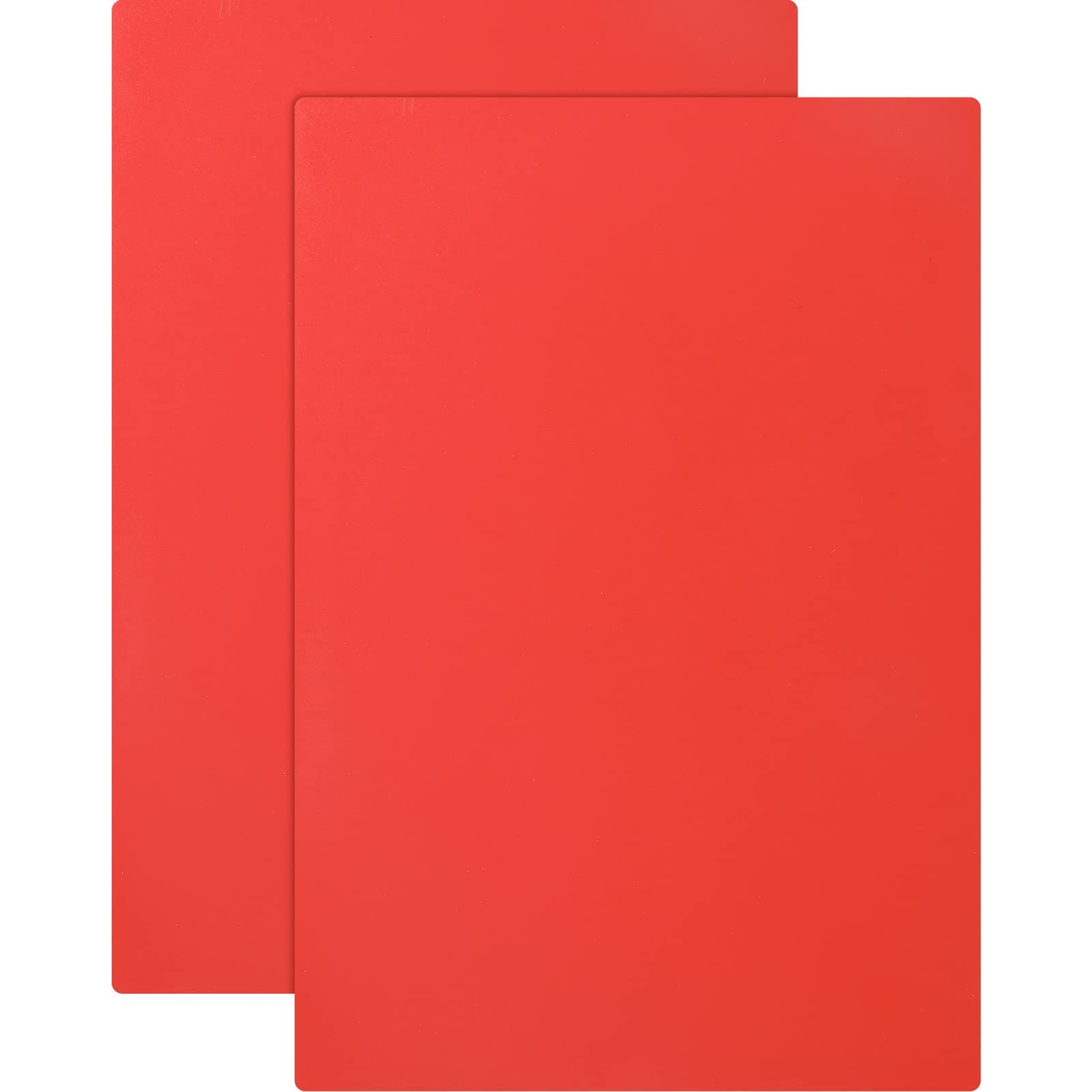 Tondiamo 2 Sheets Rubber Stamp Sheets for Laser Engraving Machine, A4 Rubber Stamp for Laser Cutter Soft to Make Stamps, 2.3 mm(Orange)