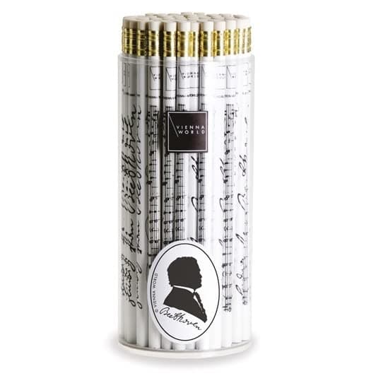 Pencil Beethoven white (1 pc): Stationery