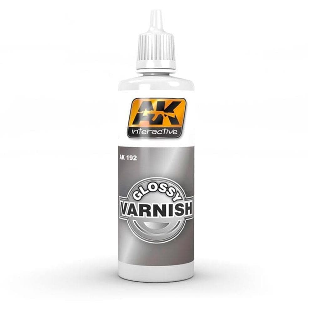 AK Interactive Glossy Acrylic Varnish (60mL Bottle)