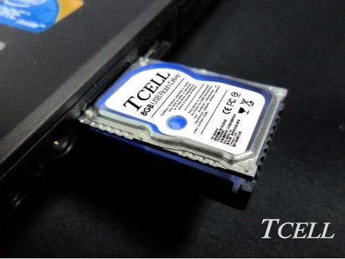 TCELL Mini HardDisk Outlook 8GB Water-Resistant USB Flash Drive Memory Stick Siliver