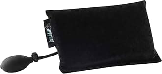 Innotech LumbAIRPlus – Premium Portable Inflatable Lumbar Support Cushion with Enhanced Adjustable Air System for Customized Comfort, Black