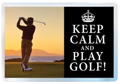 Keep Calm and Play Golf Fridge Magnet, Golf Lover, Golf, Novelty Fridge Magnet (7)