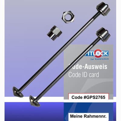 PITLOCK QUICK RELEASE AXLE SET 03 19951 [Sports]