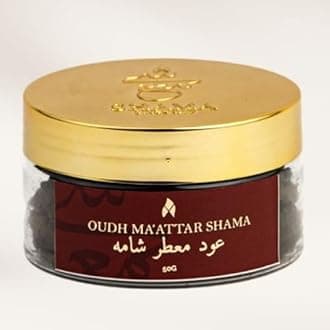 Shama Oudh Ma'attar 50gm مؤسسة الشمع عود معطر ٥٠ ج