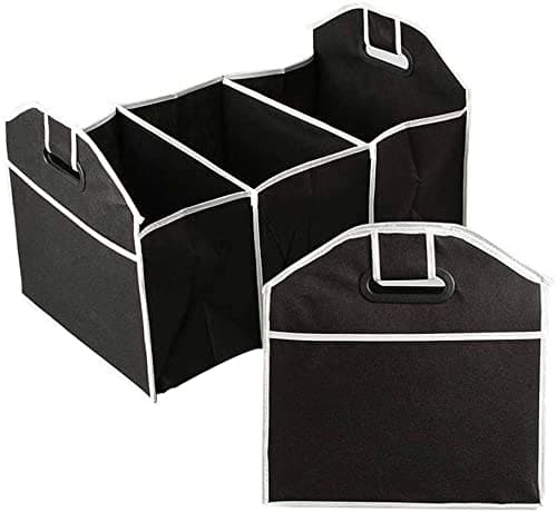 Car Boot Organiser, Heavy Duty Collapsible Multi Compartments Car Storage Organiser - Waterproof Trunk Organiser Adjustable Strong Stability Car Boot Storage Bags for All Vehicles