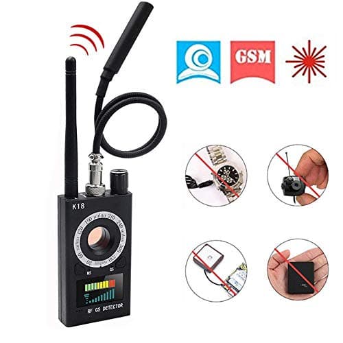 Anti Detector Hidden Camera Detectors, Zonlicat Spyware Detector Device RF Bug Detector, GPS Tracker/GSM Listening Device Finder Radio Scanner Wireless Signal Alarm