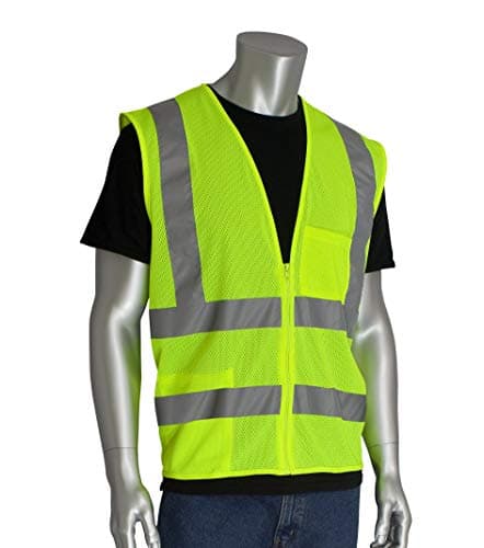 Worktex Safety Standard Class 2 Mesh Safety Vest, Yellow/Lime, Size XXXL, 5 per Pack
