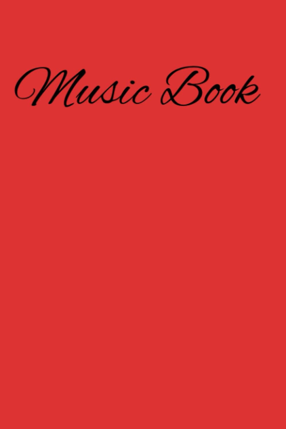 Music Notebook - Lyrics In My Head Notebook: Lyric Writing Notebook Music, 100 Page, 6 x 9, Notebook For Lyrics