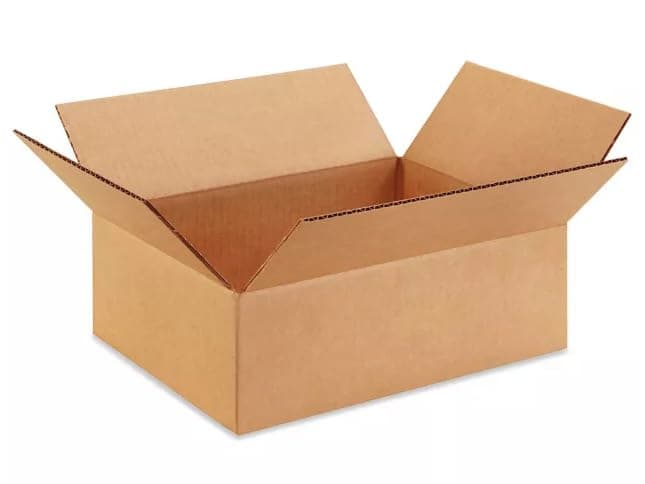 25 Pack 12 L x 9 W x 4 H Corrugated Cardboard Boxes For Packing, Shipping, or Moving