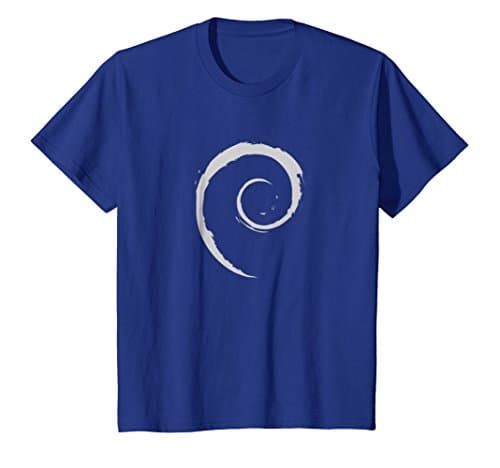 Debian Spiral Minimalist T-Shirt