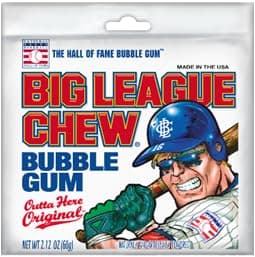 Big League Original Chew Bubble Gum, 12 per pack -- 9 packs per case.108