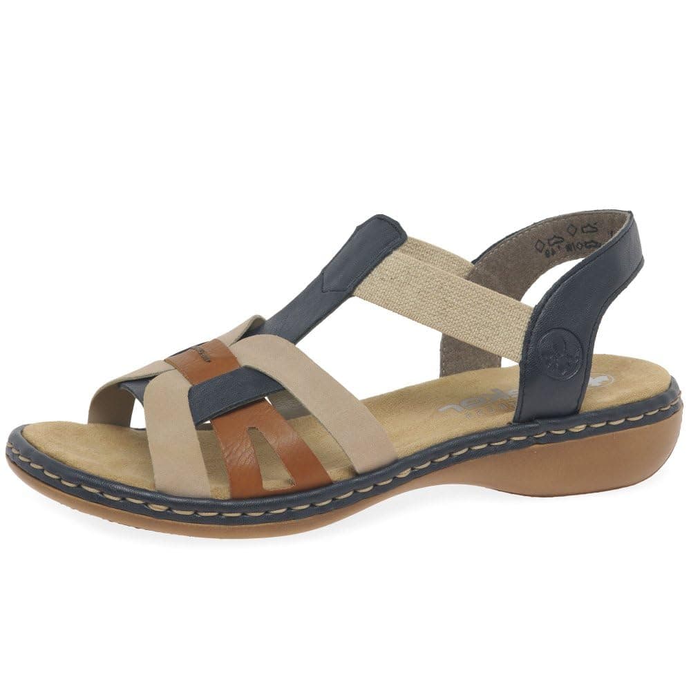 65918 Elasticated Strappy Full Sandal