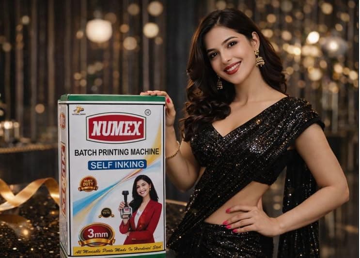 NUMEX 3MM Heavy-Duty Batch Printing Machine for 500g–1KG Packs | Super Fast Manual Coding | Steel Body & Hard Rubber Font | AI Tested | Since 1976 | 7 National Awards
