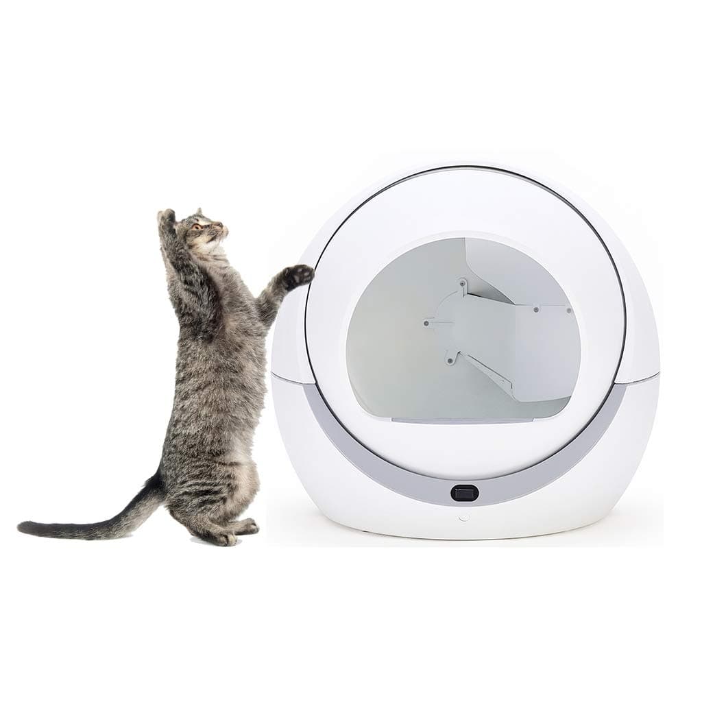 Self Cleaning Litter Box,Automatic Cat Toilet Self-Cleaning Automatic Cat Litter Box Fully Enclosed Cat Toilet