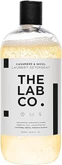 – The Lab Co. Cashmere & Wool Laundry Detergent – 500ml (32 Washes) – Gentle Wash for Cashmere, Merino, Mohair & Wool Blends – Hand & Machine Wash Safe – Non-Bio - Myrrh, Cinnamon & Cedarwood Scent