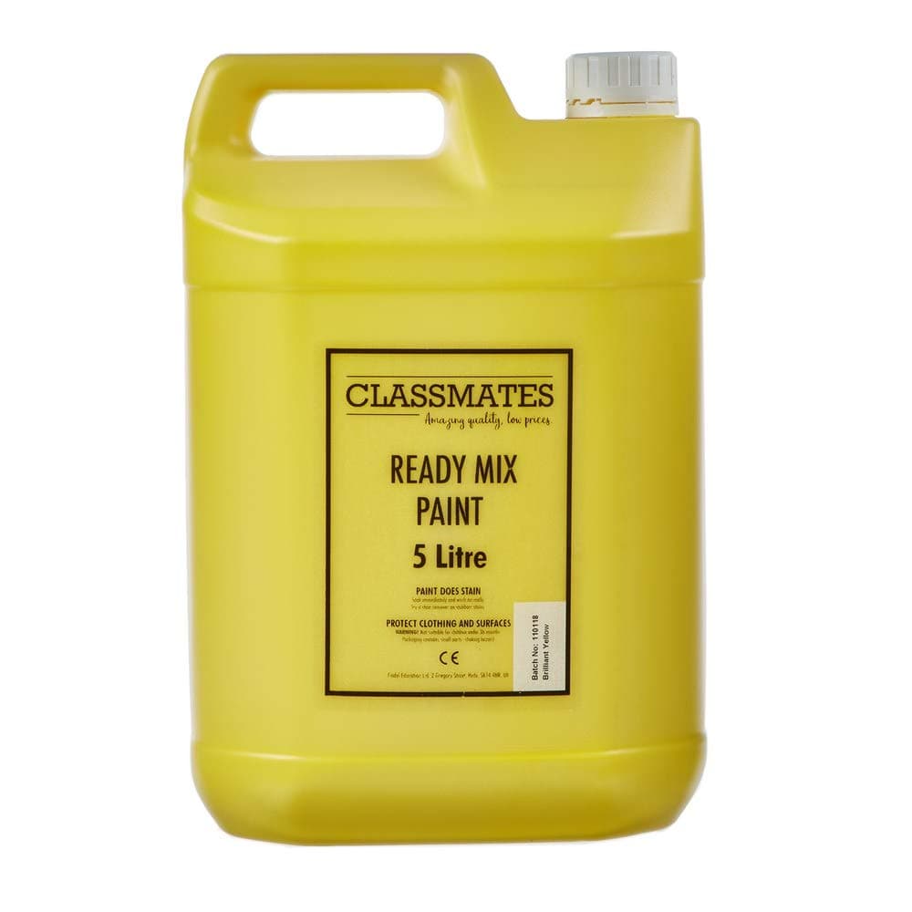 ClassmatesReady Mixed 5 Litre Paint - Brilliant yellow