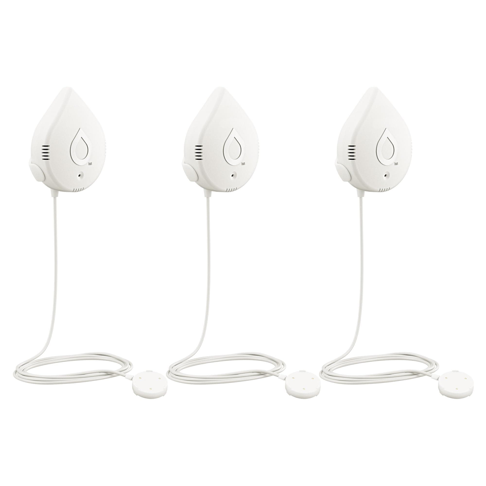 Moen 920-005 Flo Smart Water Leak Detector, White, 3-Pack