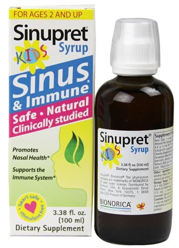 Sinupret Kids Syrup -- 3.38 fl oz - 2PC