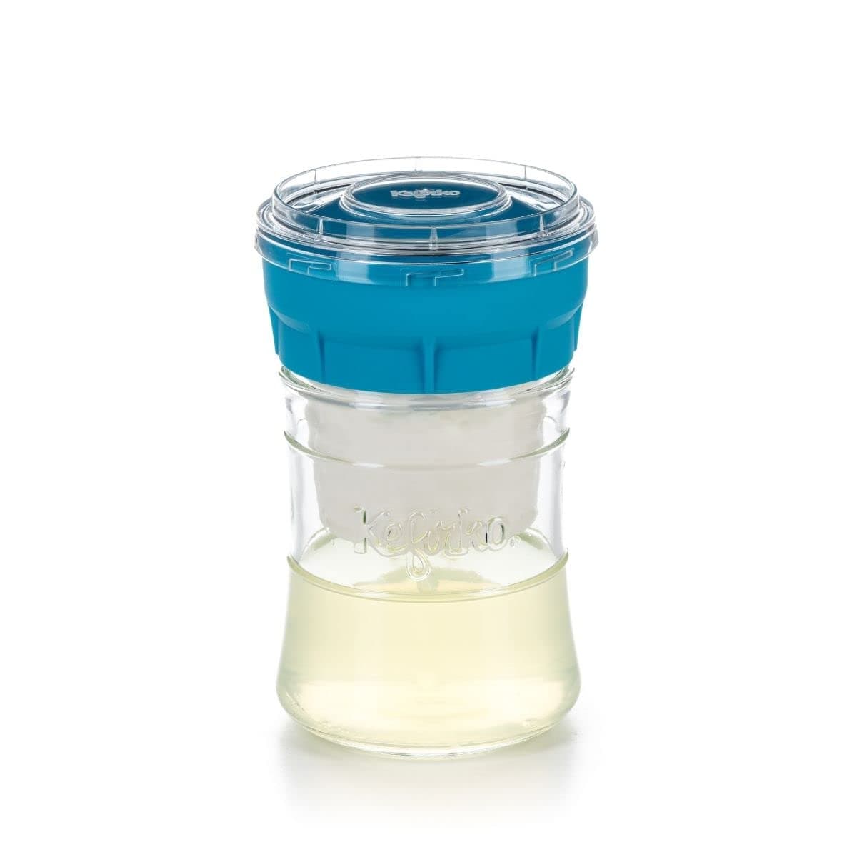 Kefirko Cheese Maker 900ml | The kit for Making Simple Fresh Kefir Cheese at Home Cream Cheese, mascarpone, Greek Yogurt, Ricotta, Without Starters - Blissful Blue