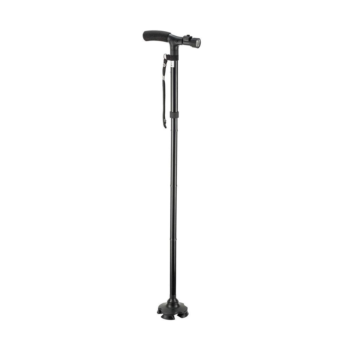 AWH Magic Cane - Smart Easy Walking Stick Adjustable - Lightweight Aluminum Folding Walking Cane, TRUSTY MAGIC CANE Adjustable Folding & Extendable Walking Stick + LED Lights