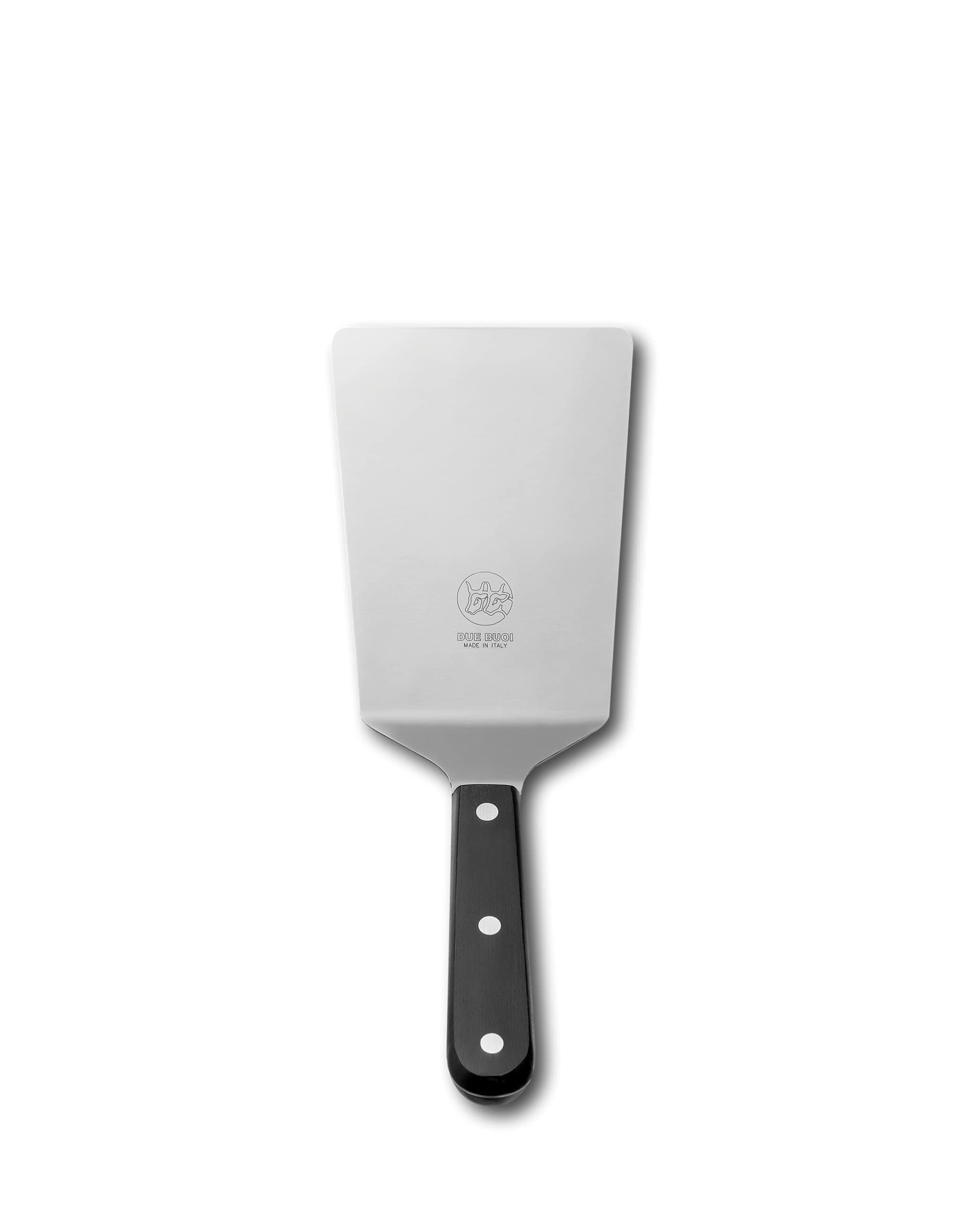 DUE BUOI Wide Spatula blade dimension 4" x 6.1/3". Good for Burger Kitchen bbq grill griddle pastry. Non-stick Durable. ICQ Approved.