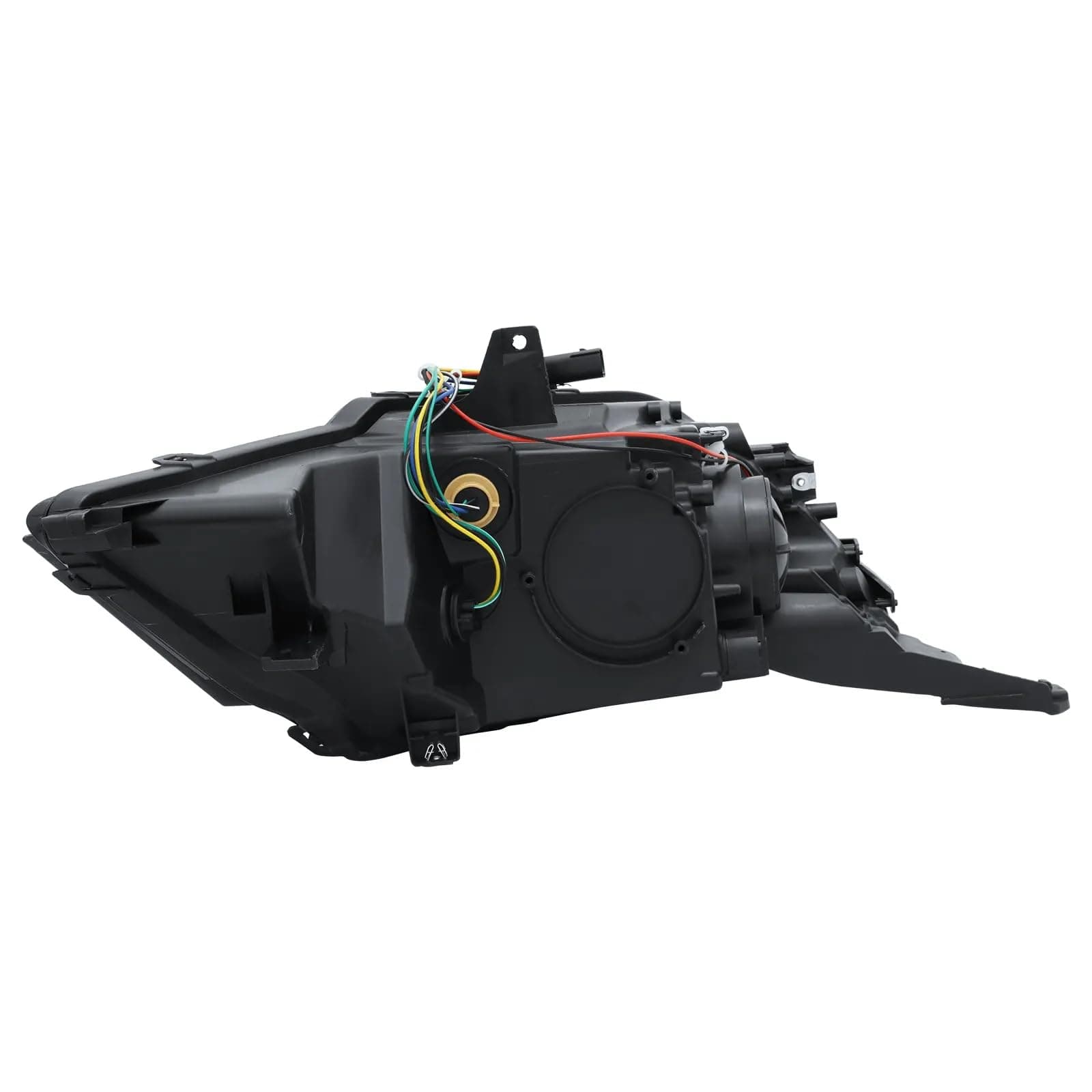 PENSUN Headlights Compatible with 2014 2015 2016 2017 2018 2019 2020 Chevy Impala Headlamps Repalcement Halogen Black Housing Clear Lens, Passenger and Driver Side