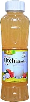 Natraj The Right Choice Litchi Sharbat Syrup, 750 ml