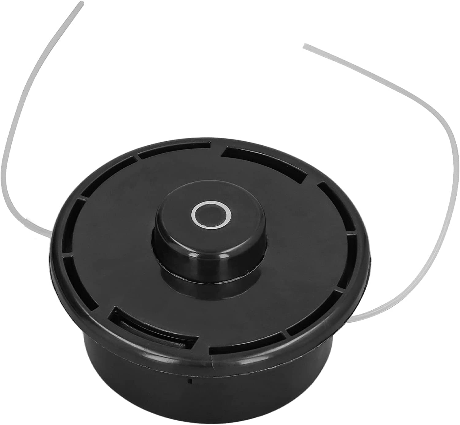 GT SHAKTI Trimmer Head Compatible With M10 Thread Weeder - Black Nylon Plastic String Trimmer/Brushcutter Accessory for Gardens or Agriculture - Universal Weed Eater Replacement