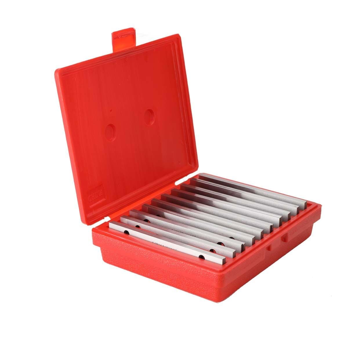 10 Pairs Parallelset Thin Parallel Bar Set,Parallel Blocks Steel Parallel Set,High Accuracy 0.0005" Lathe Parallel Bars Machinist Lathe Tools for Leveling Adjustment of Grinding Machines
