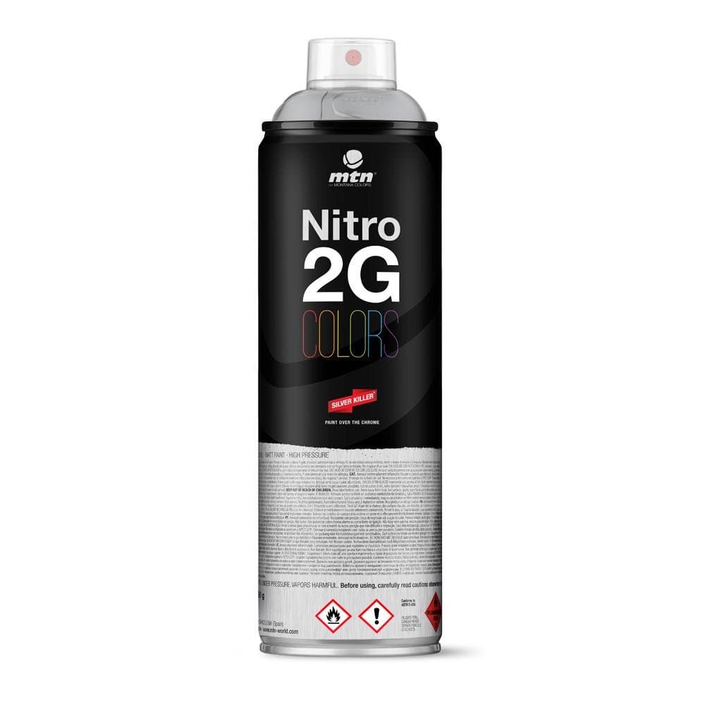 MTN 2G Colors Spray Paint - Silver Chrome