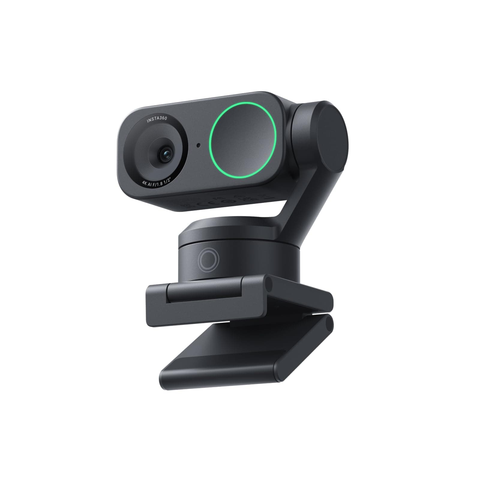 Link 2 Black- PTZ 4K Webcam for PC/Mac, 1/2" Sensor, AI Tracking, HDR, AI Noise-Canceling Mic, Gesture Control for Streaming, Video Calls, Gaming, Works with Zoom, Teams, Twitch & More