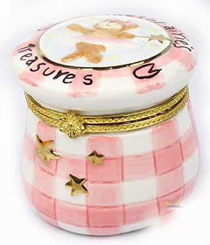 Tooth Faries Treasures Hinged Pink Box