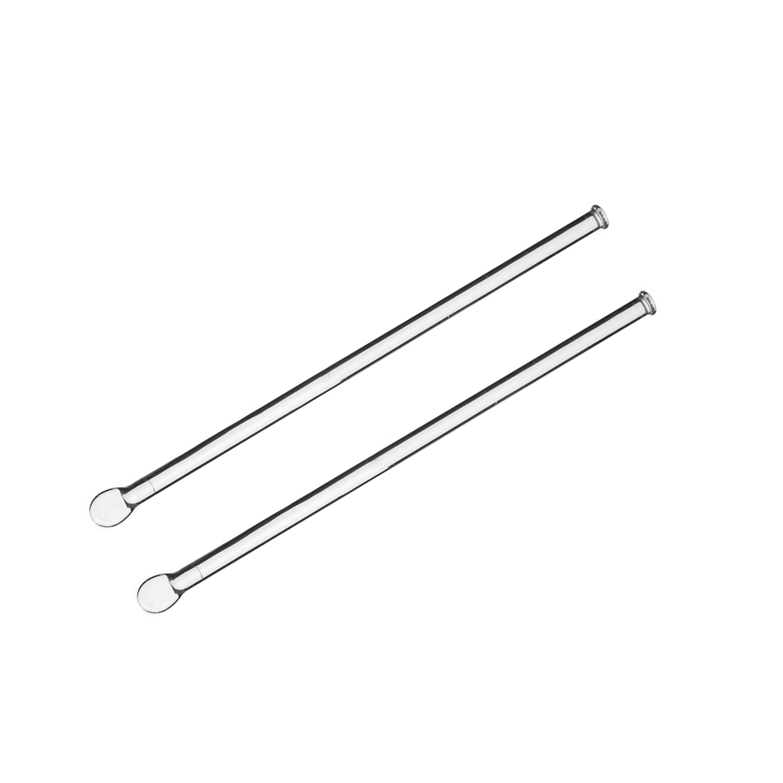 Glass Stirring Rod with Flat Face Paddle Long Stirrer Multipurpose for Cocktail or Liquid Chemicals Laboratory (150 MM) - Pack of 2
