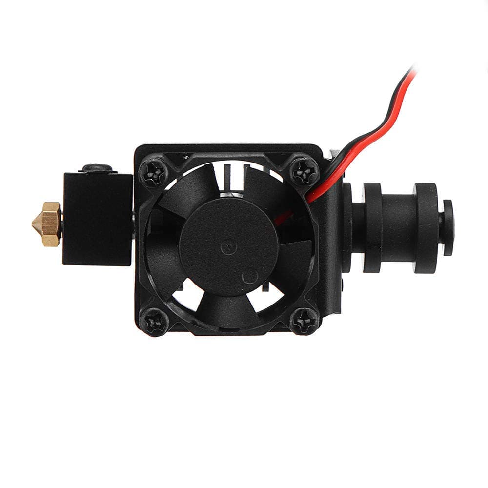 Label printer machine Upgraded V6 1.75mm 0.4mm XCR-BP6 Nozzle Straight Type Throat Kit with 12v Catridge Heater + Cooling Fan