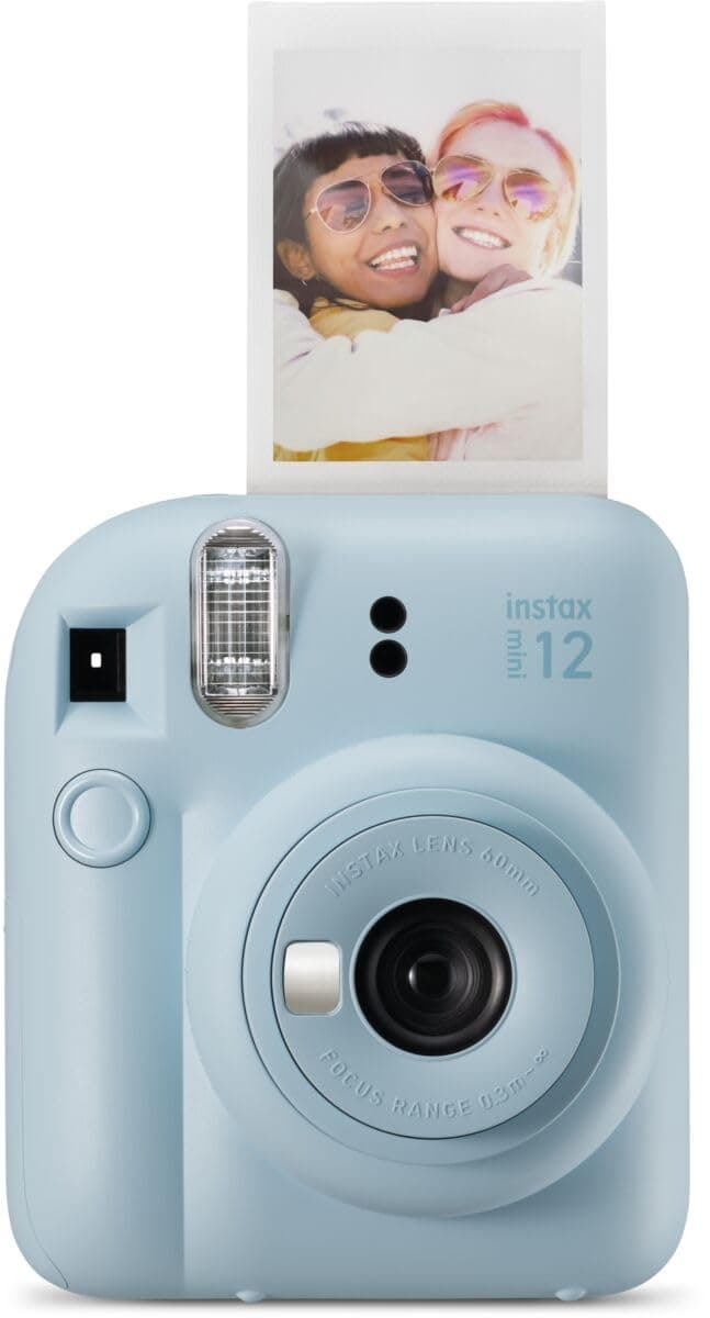 instax mini 12 instant camera - pastel blue