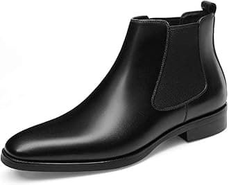 - Mens Chelsea Boots Leather Dress Boots for Men
