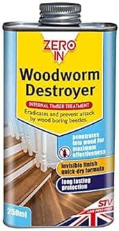 2 X Zero in Woodworm Destroyer Can - 250 ml