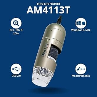 Dino-Lite Pro AM4113T 1.3MP Handheld Digital Microscope with Measurement
