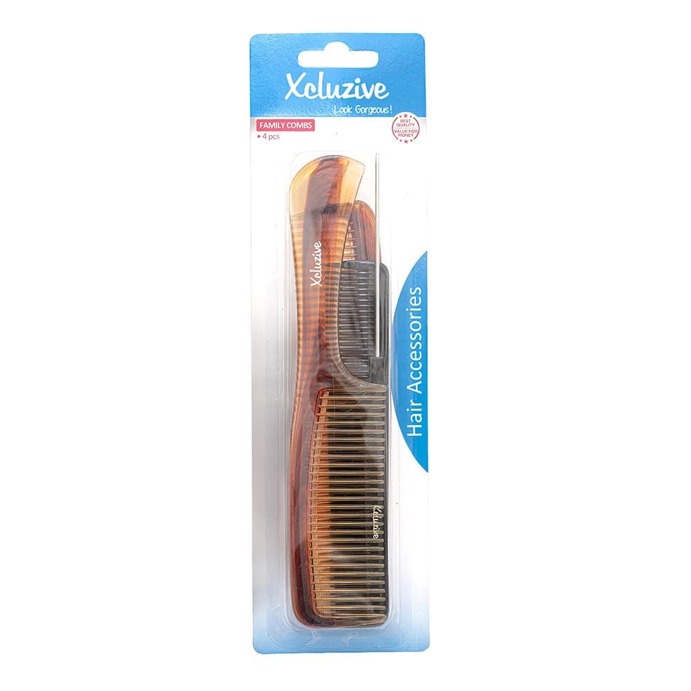 Pack Of 4 Family Combs