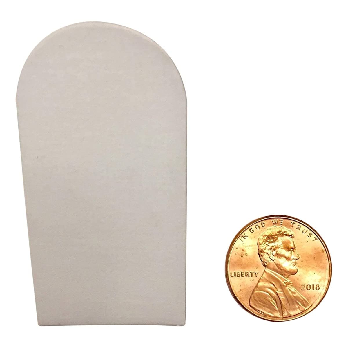 Board Game Pieces- 50 Pack- Blank 1 x 2 inches Rectangular Tombstone Diecut Token Cards Chits Tiles Counters Markers DIY D&D