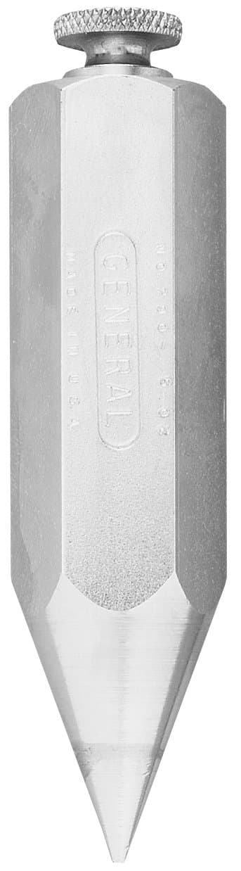 General Tools 790-5 Hexagon Steel Plumb Bob, 5 Ounce