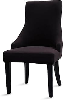 Liykimt Stretch Wingback Side Chair Slipcover-Accent Chair Cover Slipcover with Arm,Washable Upholstered Arm Dining Chair with Nailed Trim Protector for Dining Living Room